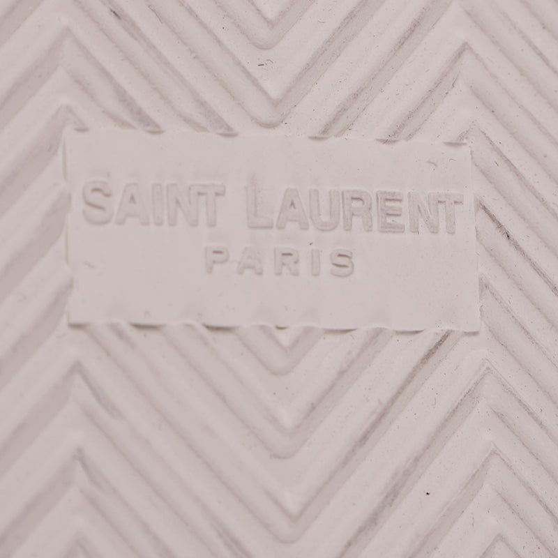 38 NEW $895 SAINT LAURENT Woman's Denim PALM TREE High Top BEDFORD SNEAKERS