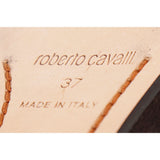 37 NEW $675 ROBERTO CAVALLI Runway Ivory Calf Hair Point Toe BABUS LOAFER FLATS