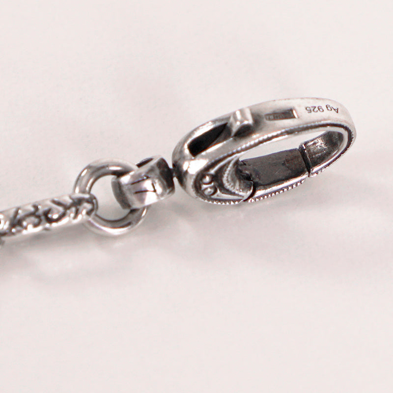 NEW $470 GUCCI Garden Sterling Silver CRYSTAL G LOGO CUBE BRACELET NIB