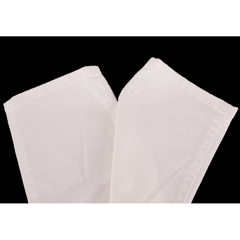 28 NEW $950 GUCCI White STRETCH DENIM Skinny Fitted LOGO PATCH High Waist JEANS