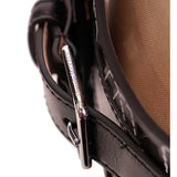 75/30 NEW $1,190 ALEXANDER MCQUEEN Black Leather CUT OUT CORSET Wide Waist BELT