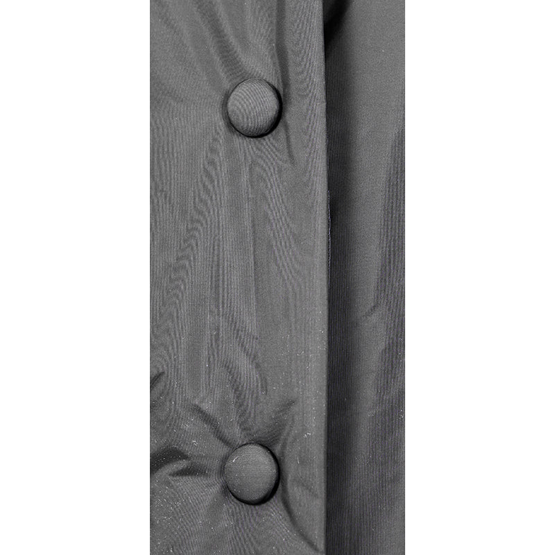 40 NEW $2980 PRADA Black IMPERMEABILE NYLON Puffy Quilt Lined Mid-Length JACKET