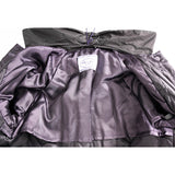 40 NEW $2980 PRADA Black IMPERMEABILE NYLON Puffy Quilt Lined Mid-Length JACKET