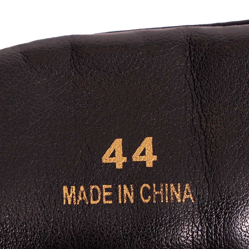 42.5 44 & 45 NEW $1050 VERSACE Men's Black Leather LOGO COMBAT SNEAKER ANKLE BOOTS